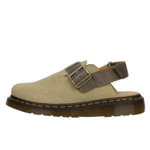 Dr Marten Jorge Suede Olive Mule